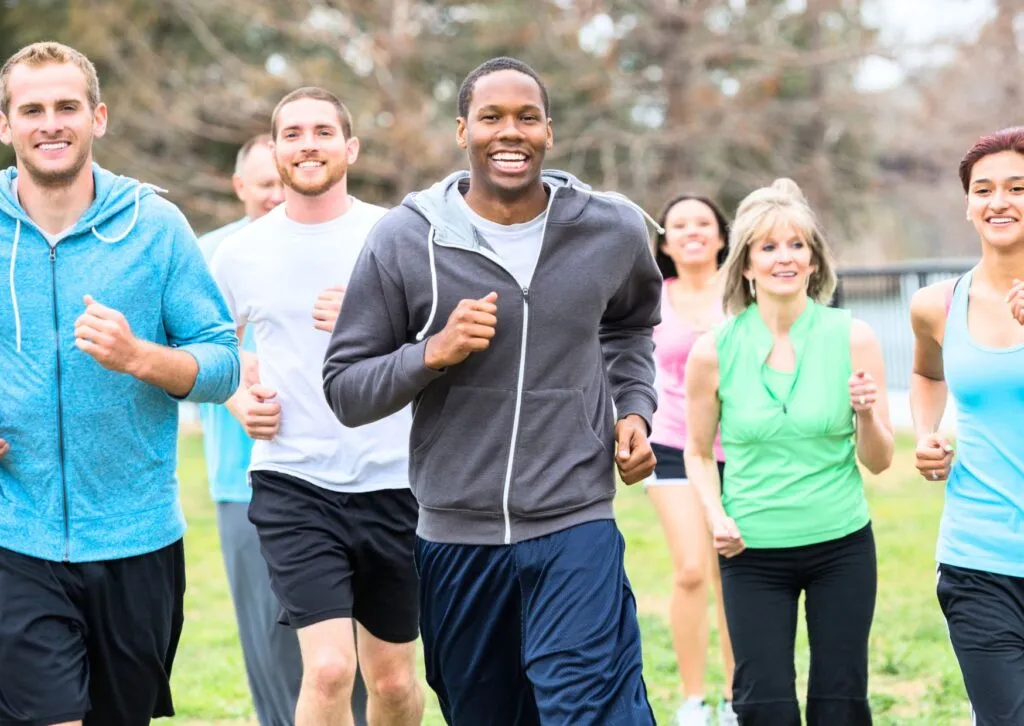 Person engaging in wellness activities and healthy habits